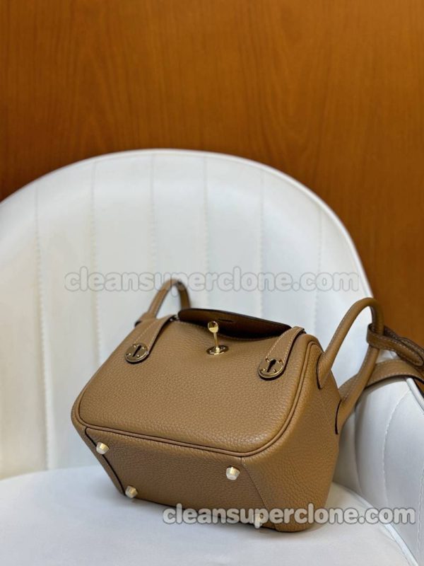 Hermes bag Super Clone picture and price brown Crossbody Shoulder cowhide women 7