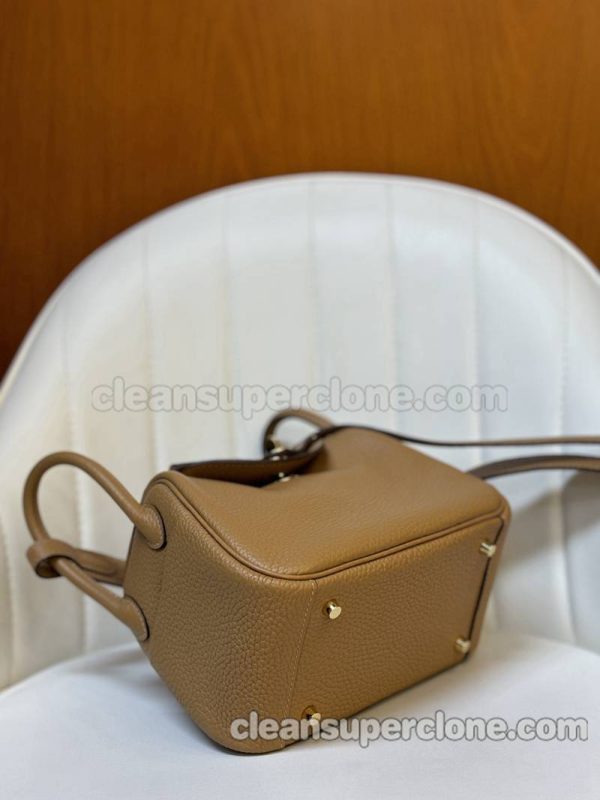 Hermes bag Super Clone picture and price brown Crossbody Shoulder cowhide women 12