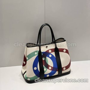 cowhide bag 1:1 Copy description and price paint graffiti Hermes Handbag women