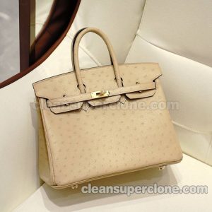 Handbag bag replica details and pricing windbreaker gray Hermes ostrich skin women