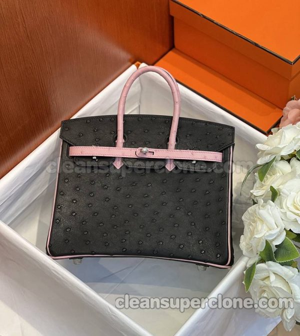 Handbag bag replica details and pricing black Hermes ostrich skin women