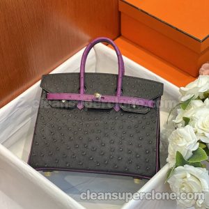 Handbag bag replica details and pricing black Hermes ostrich skin women