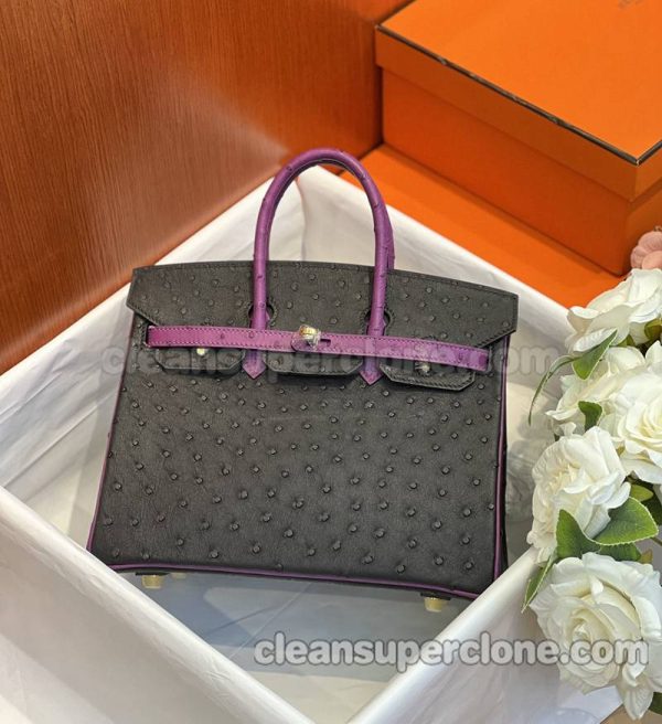 Handbag bag replica details and pricing black Hermes ostrich skin women