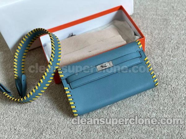 Shoulder bag replica details and pricing ultramarine Hermes Crossbody cowhide women