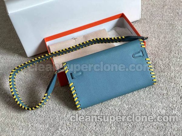 cowhide bag 1:1 Copy description and price ultramarine Hermes Shoulder Crossbody women 2