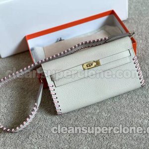 Shoulder bag replica details and pricing white Hermes Crossbody cowhide women