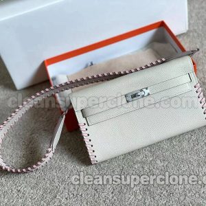 cowhide bag 1:1 Copy description and price white Hermes Shoulder Crossbody women