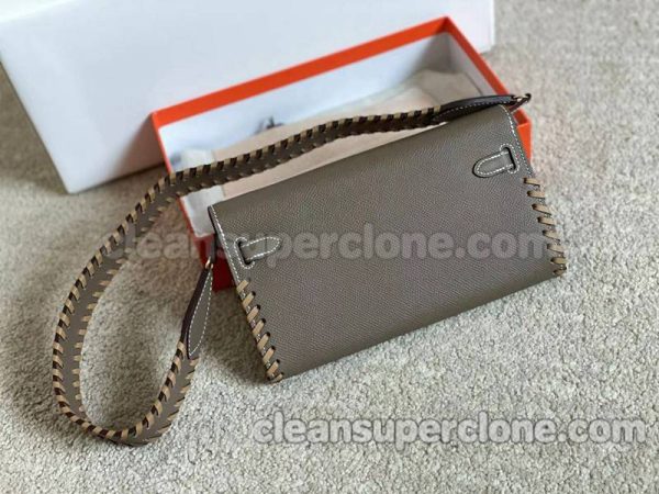 Hermes bag Super Clone picture and price Dark grey Shoulder Crossbody cowhide women 2