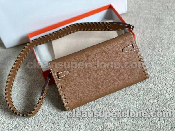 cowhide bag 1:1 Copy description and price Dark brown Hermes Shoulder Crossbody women 2