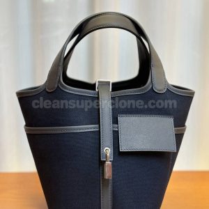 Hermes bag Super Clone picture and price Dark blue Handbag cowhide women