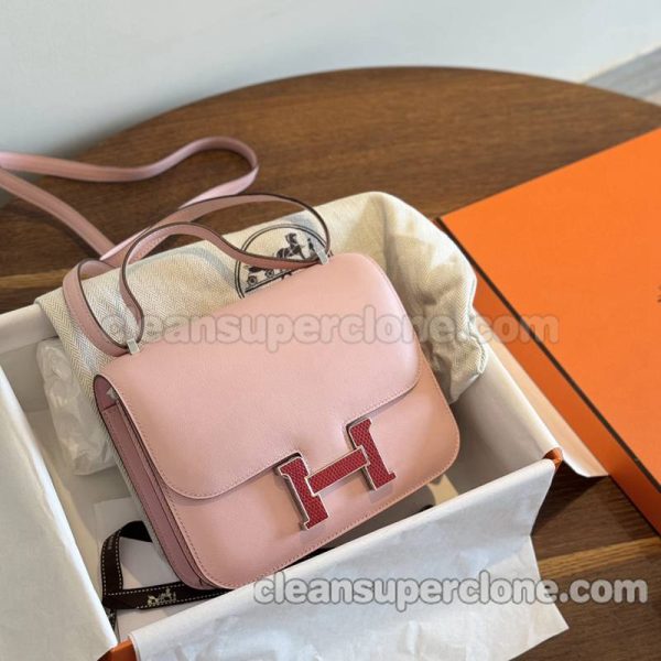 Hermes bag Super Clone picture and price sakura pink Crossbody Shoulder alligator women 2