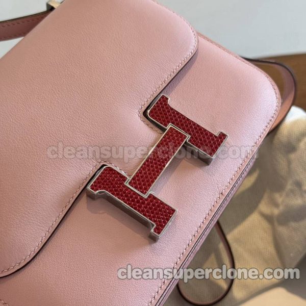 Hermes bag Super Clone picture and price sakura pink Crossbody Shoulder alligator women 3