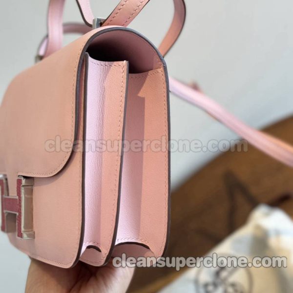 Hermes bag Super Clone picture and price sakura pink Crossbody Shoulder alligator women 5