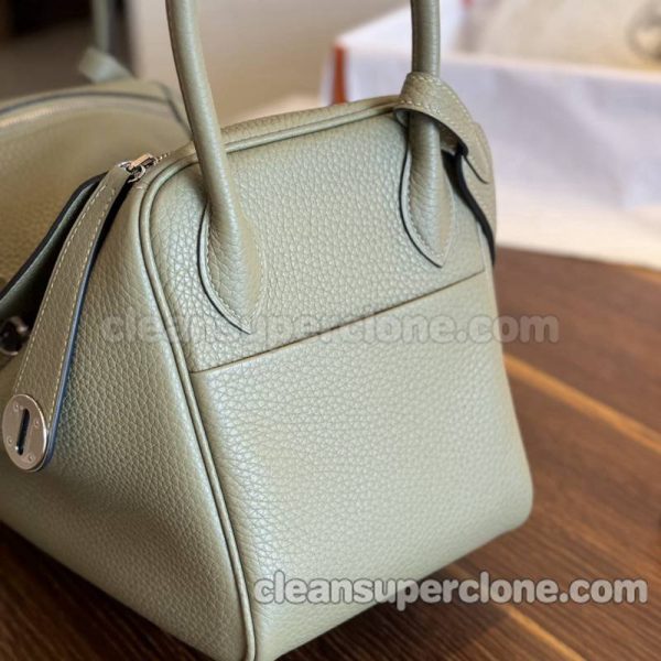 Hermes bag Super Clone picture and price sage green Shoulder Crossbody cowhide women 4