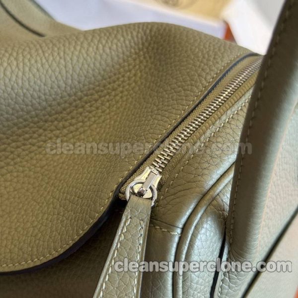 Hermes bag Super Clone picture and price sage green Shoulder Crossbody cowhide women 5