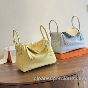 cowhide bag 1:1 Copy description and price chicken yellow Hermes Shoulder Crossbody women 3