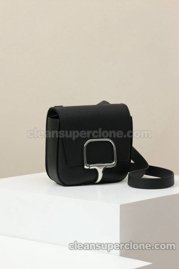 Hermes bag Super Clone picture and price black Crossbody Shoulder cowhide women 2