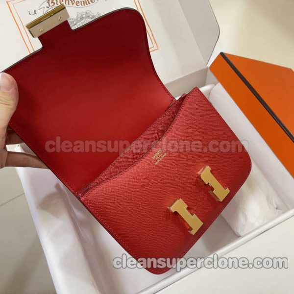 Crossbody bag replica details and pricing red Hermes Shoulder cowhide women 6