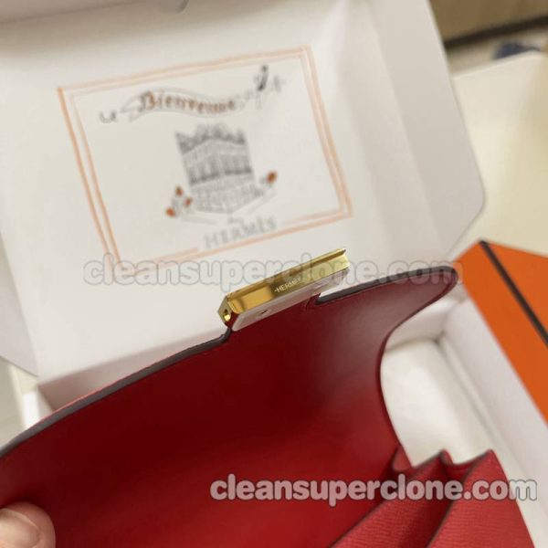 Crossbody bag replica details and pricing red Hermes Shoulder cowhide women 8