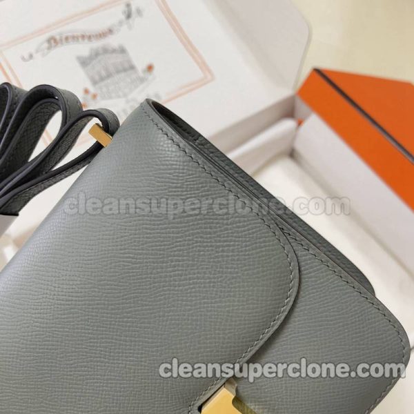 Hermes bag Super Clone picture and price Almond green Crossbody Shoulder cowhide women 4