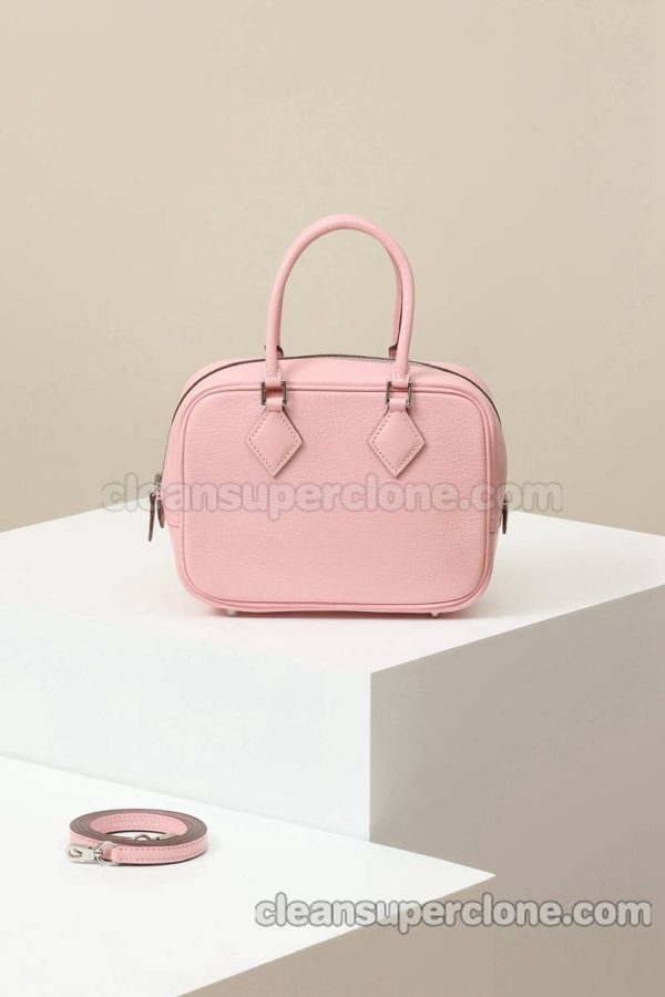 Crossbody bag replica details and pricing sakura pink Hermes Shoulder Handbag sheepskin women