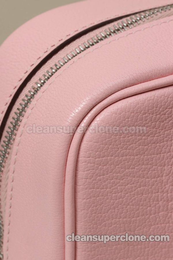 Crossbody bag replica details and pricing sakura pink Hermes Shoulder Handbag sheepskin women 5