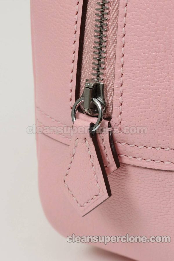 Crossbody bag replica details and pricing sakura pink Hermes Shoulder Handbag sheepskin women 7