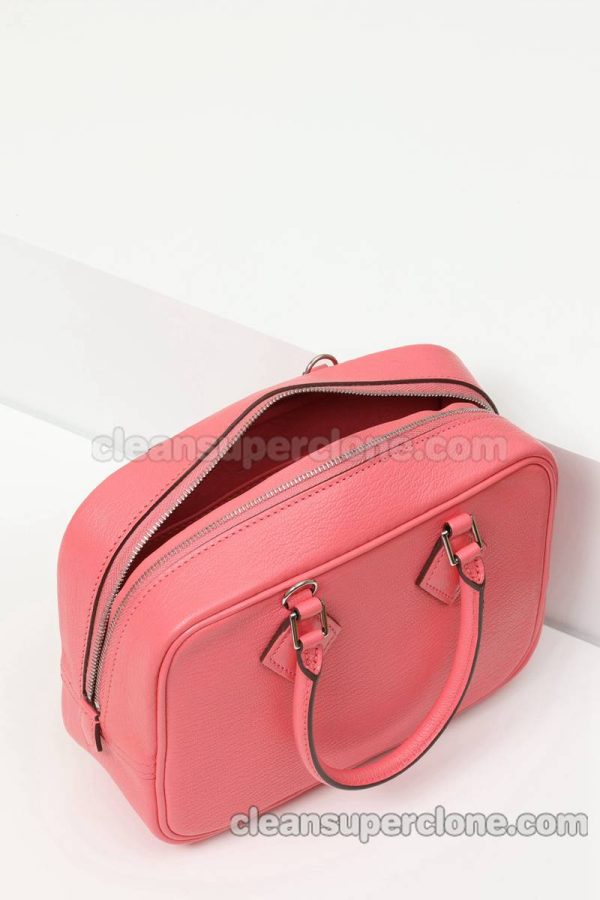 sheepskin bag 1:1 Copy description and price Lipstick pink Hermes Crossbody Shoulder Handbag women 2