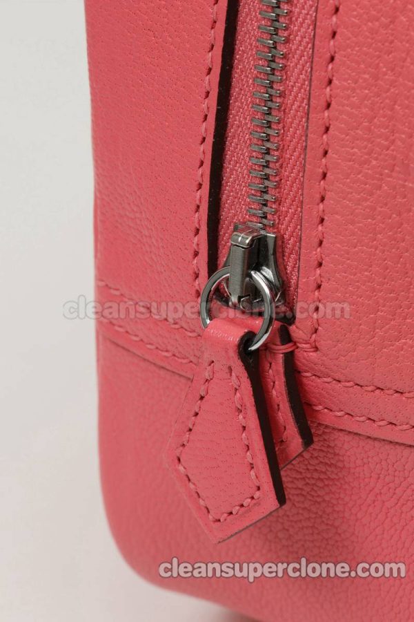 sheepskin bag 1:1 Copy description and price Lipstick pink Hermes Crossbody Shoulder Handbag women 7