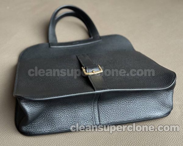 Crossbody bag replica details and pricing black Hermes Shoulder Handbag cowhide women 4