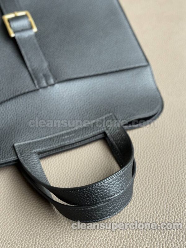 Crossbody bag replica details and pricing black Hermes Shoulder Handbag cowhide women 5