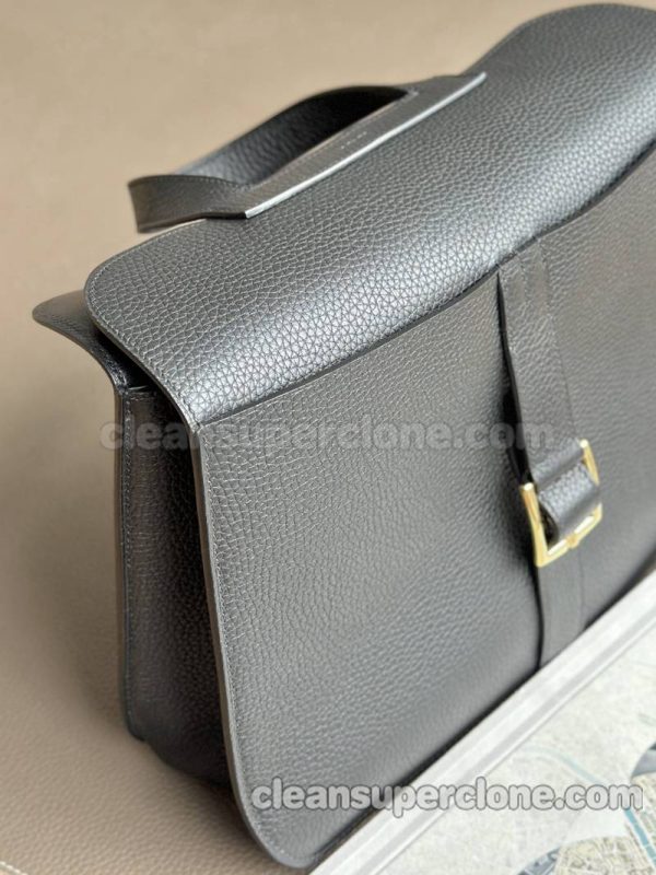 Crossbody bag replica details and pricing black Hermes Shoulder Handbag cowhide women 9