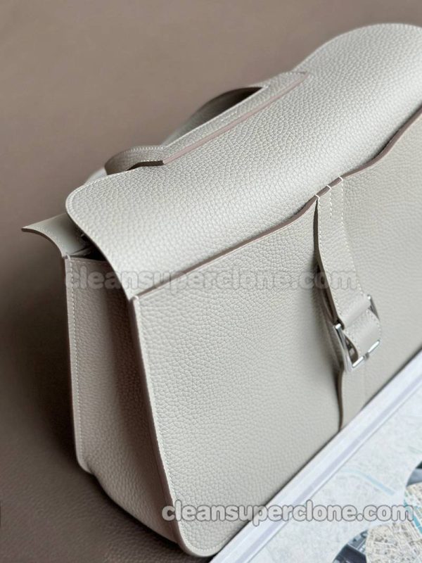 Hermes bag Super Clone picture and price Glacier white Crossbody Shoulder Handbag cowhide women 3