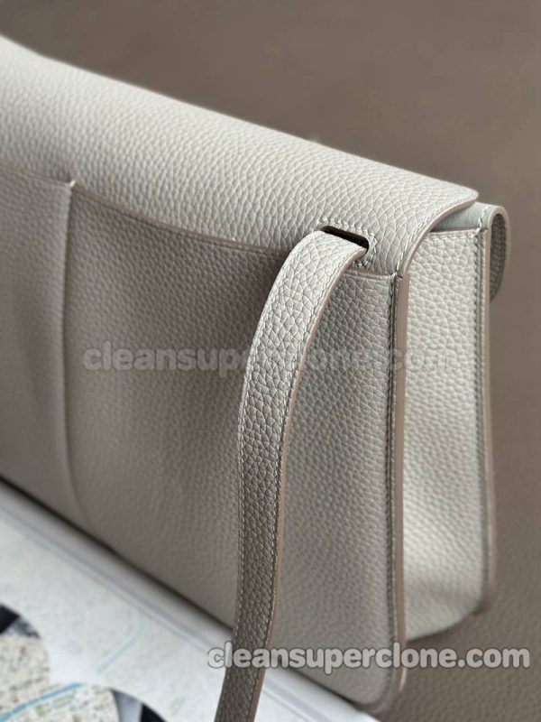 Hermes bag Super Clone picture and price Glacier white Crossbody Shoulder Handbag cowhide women 4