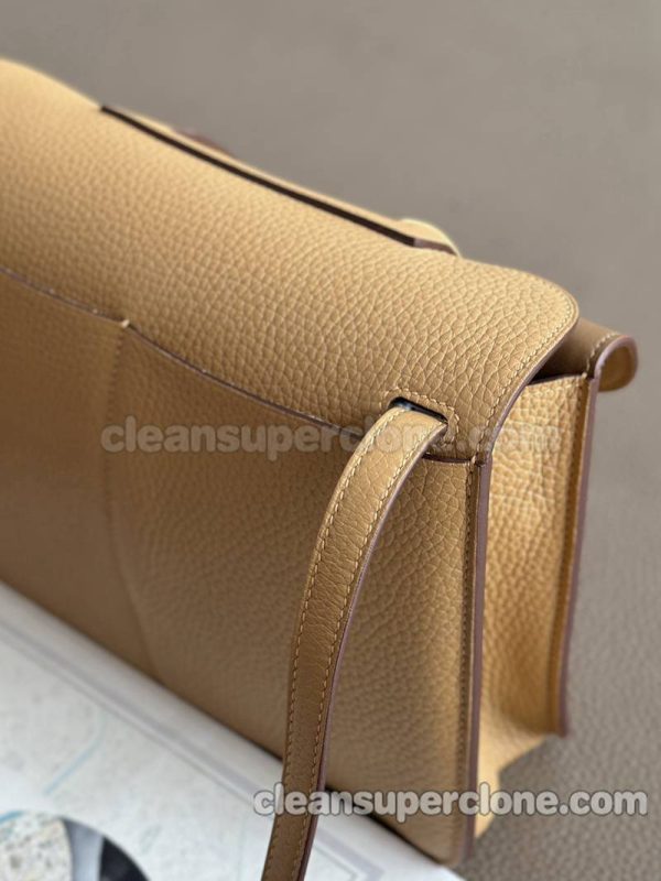 Crossbody bag replica details and pricing Biscuit color Hermes Shoulder Handbag cowhide women 5