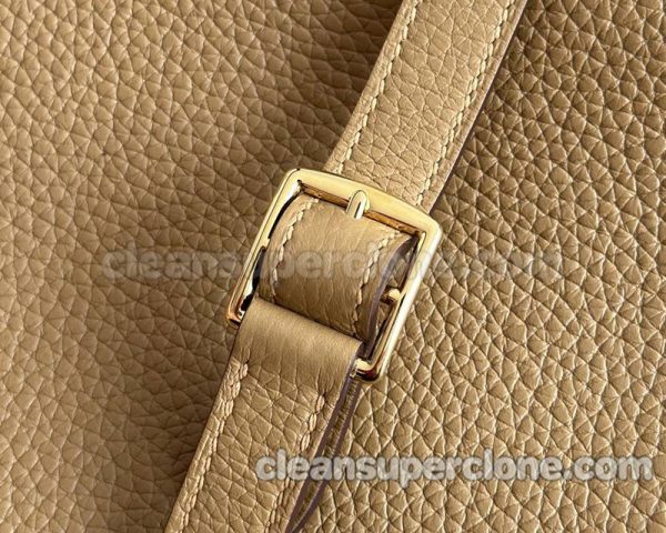 Crossbody bag replica details and pricing Biscuit color Hermes Shoulder Handbag cowhide women 9