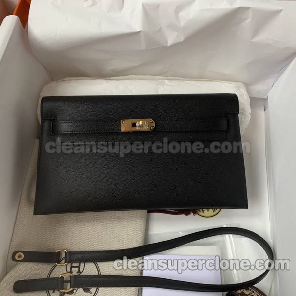 Hermes bag Super Clone picture and price black Shoulder Handbag cowhide women