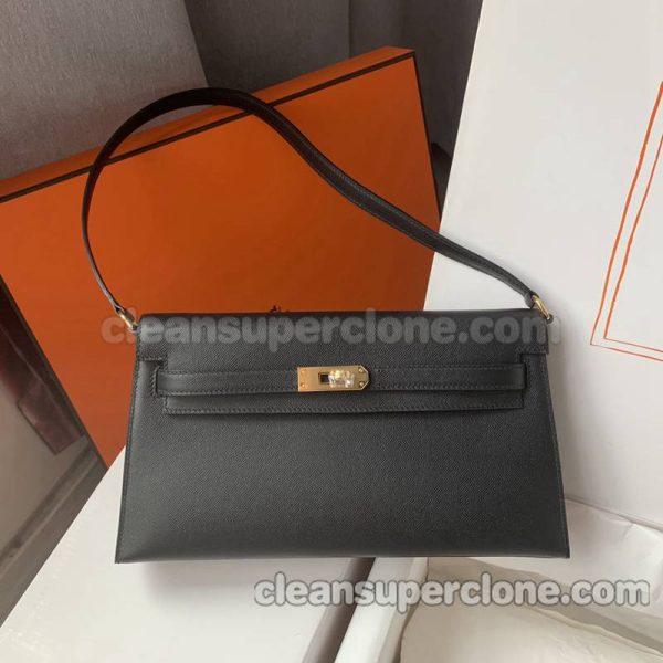 Hermes bag Super Clone picture and price black Shoulder Handbag cowhide women 6