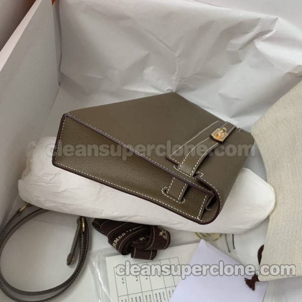 Shoulder bag replica details and pricing gray Hermes Handbag cowhide women 4