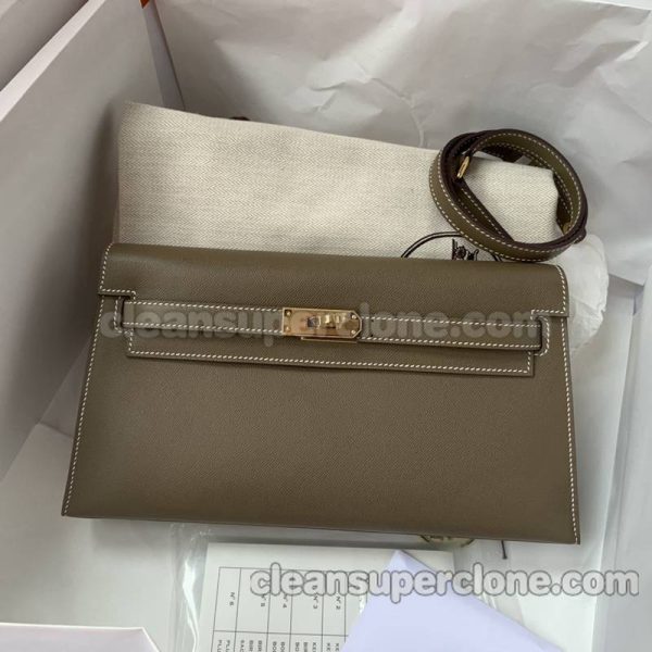 Shoulder bag replica details and pricing gray Hermes Handbag cowhide women 5