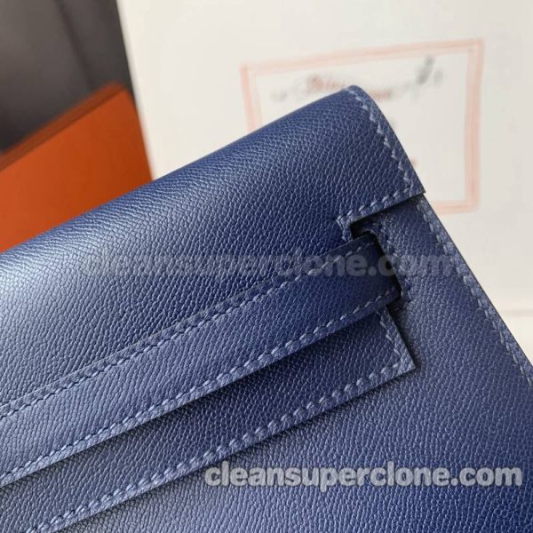 Hermes bag Super Clone picture and price blue Shoulder Handbag cowhide women 2