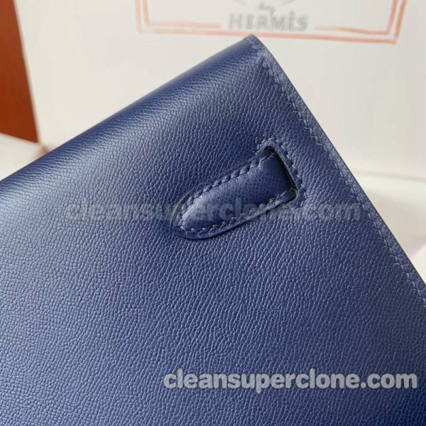 Hermes bag Super Clone picture and price blue Shoulder Handbag cowhide women 4