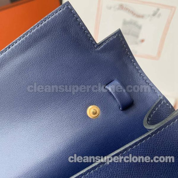 Hermes bag Super Clone picture and price blue Shoulder Handbag cowhide women 8