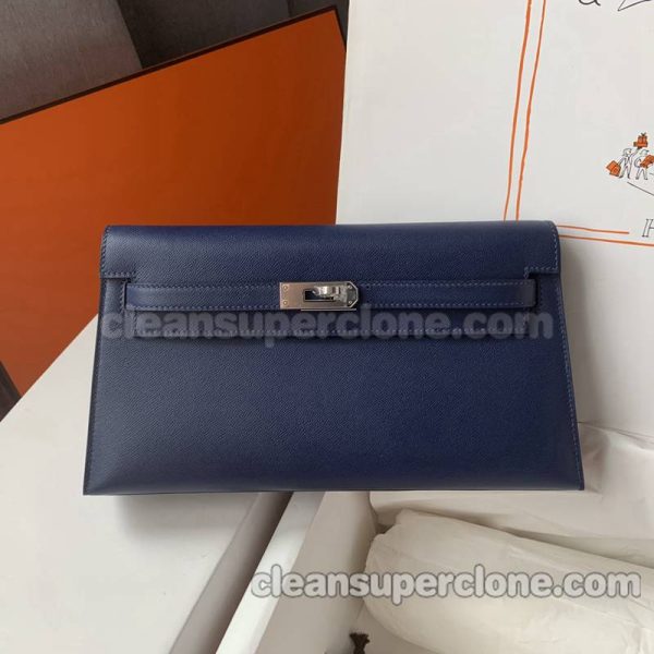 Hermes bag Super Clone picture and price blue Shoulder Handbag cowhide women 9