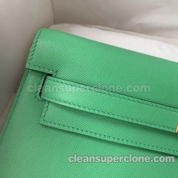 Shoulder bag replica details and pricing green Hermes Handbag cowhide women 2