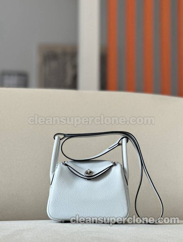 Shoulder bag replica details and pricing blue Hermes Crossbody cowhide women