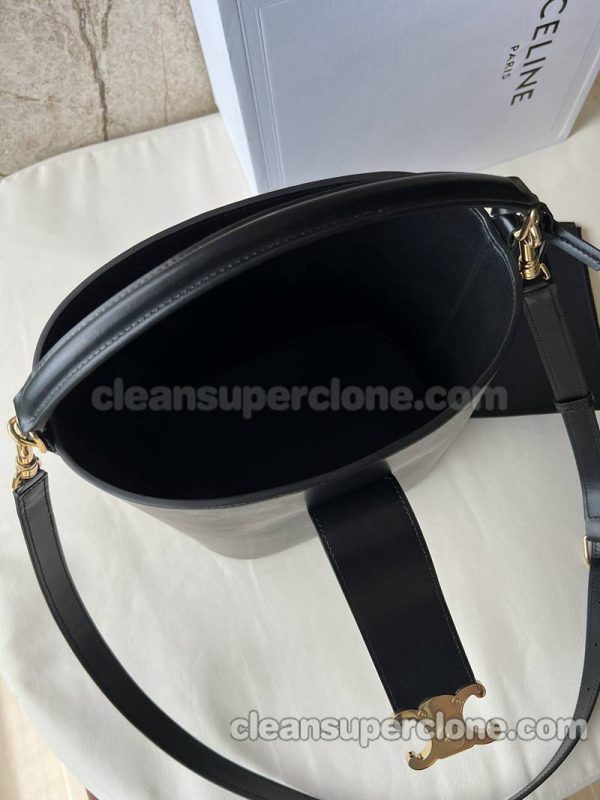 Shoulder bag replica details and pricing black Celine Handbag cowhide women 9