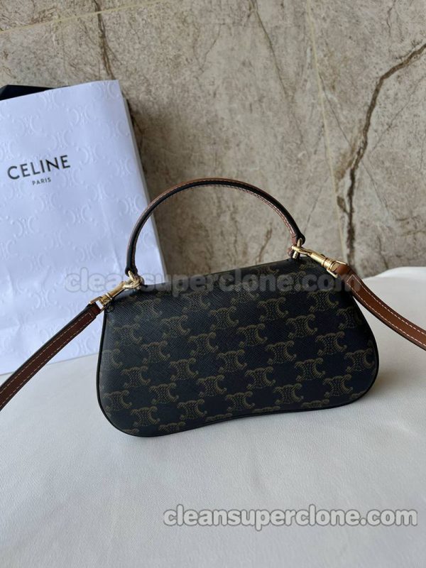 cowhide bag 1:1 Copy description and price black Celine Shoulder Handbag Crossbody women 4