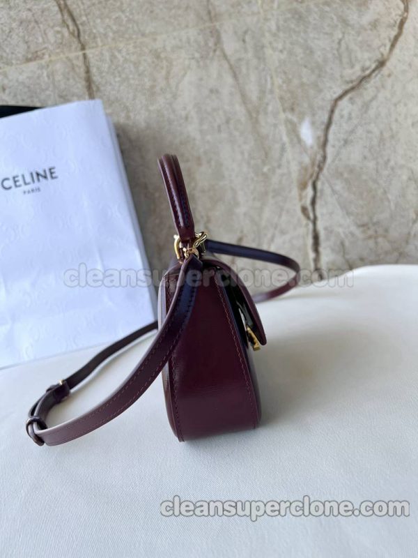 Celine bag Super Clone picture and price red Shoulder Handbag Crossbody cowhide women 2