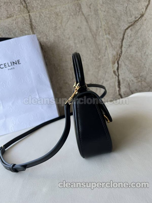 Shoulder bag replica details and pricing black Celine Handbag Crossbody cowhide women 2